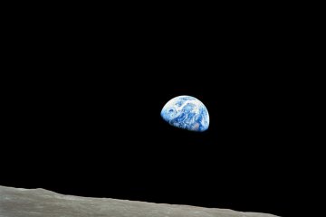 Earthrise-- December 24, 1968. Will Anders