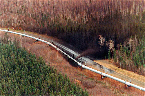 In 2001, a resident of Livengood, Alaska—a town of less than two dozen people about 50 miles north of Fairbanks—shot a hole in the pipeline with a high-powered rifle.