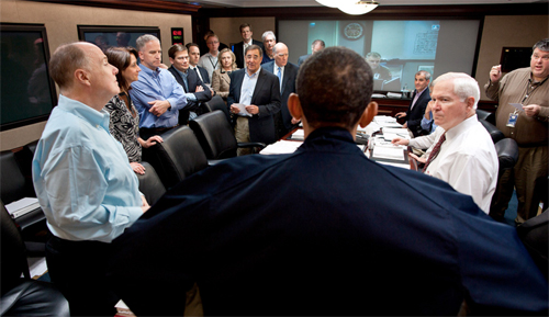 1) This view of the Sit Room the situation room logo. 1) This view of the Sit Room
