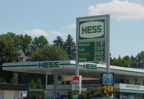 hess gas station