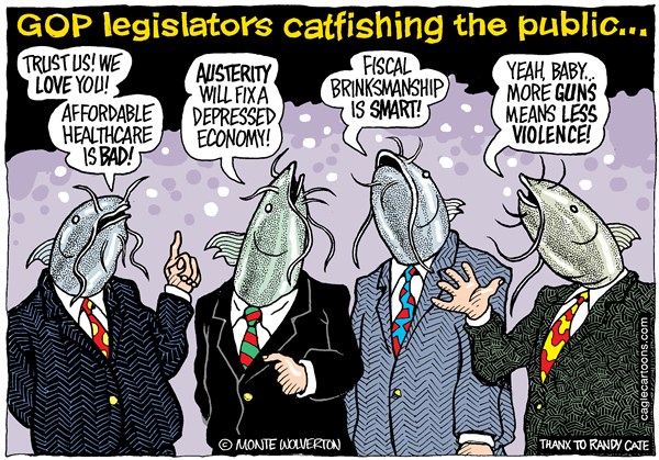 GOP Lawmakers catfishing the voters.